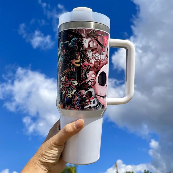 Custom made Disney Nightmare before Christmas Tumbler Brand New 40 oz double wal
